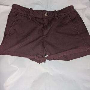American Eagle Outfitters Maroon Women's Shorts